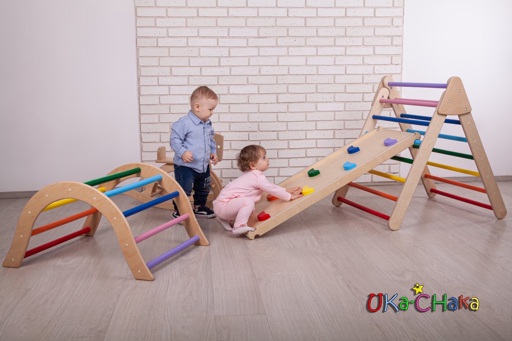 Children’s complex triangle Pickler Montessori RAINBOW | Online Supermarket