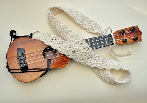 Macrame Custom Ukulele Strap, Guitar Instrument Support, Boho Adjustable  Gift MADE TO ORDER -  Canada